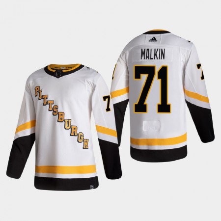 Pittsburgh Penguins Dresy Evgeni Malkin 71 2020-21 Reverse Retro Authentic - Pánské Pittsburgh Penguins Dresy Evgeni Malkin 71 2020-21 Reverse Retro Authentic - Pánské